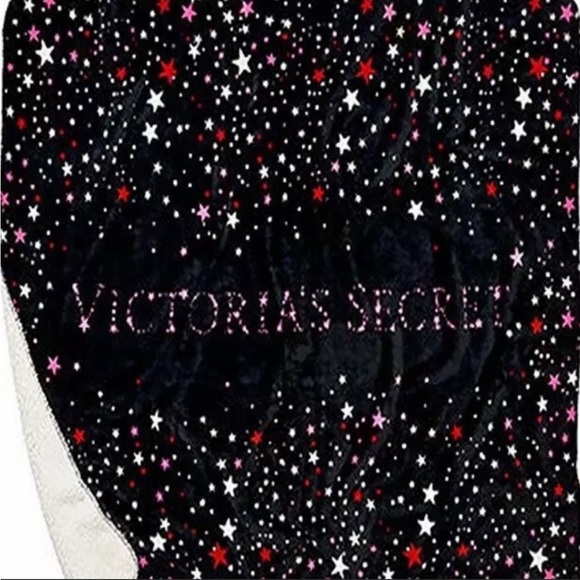 NIP Victoria's Secret Star Galaxy Sherpa Blanket - Picture 5 of 6